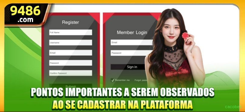 Login seguro na cacobet